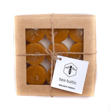 Load image into Gallery viewer, Beeswax Tea Lights in a Box by Bee Baltic
