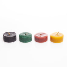 Load image into Gallery viewer, Beeswax Tea Lights in Colours by Bee Baltic