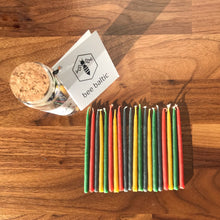 Load image into Gallery viewer, Birthday Beeswax Candles on a Table by Bee Baltic