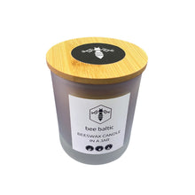 Load image into Gallery viewer, Beeswax candle in a jar by beebaltic.com