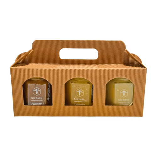 raw honey selection gift box bee baltic