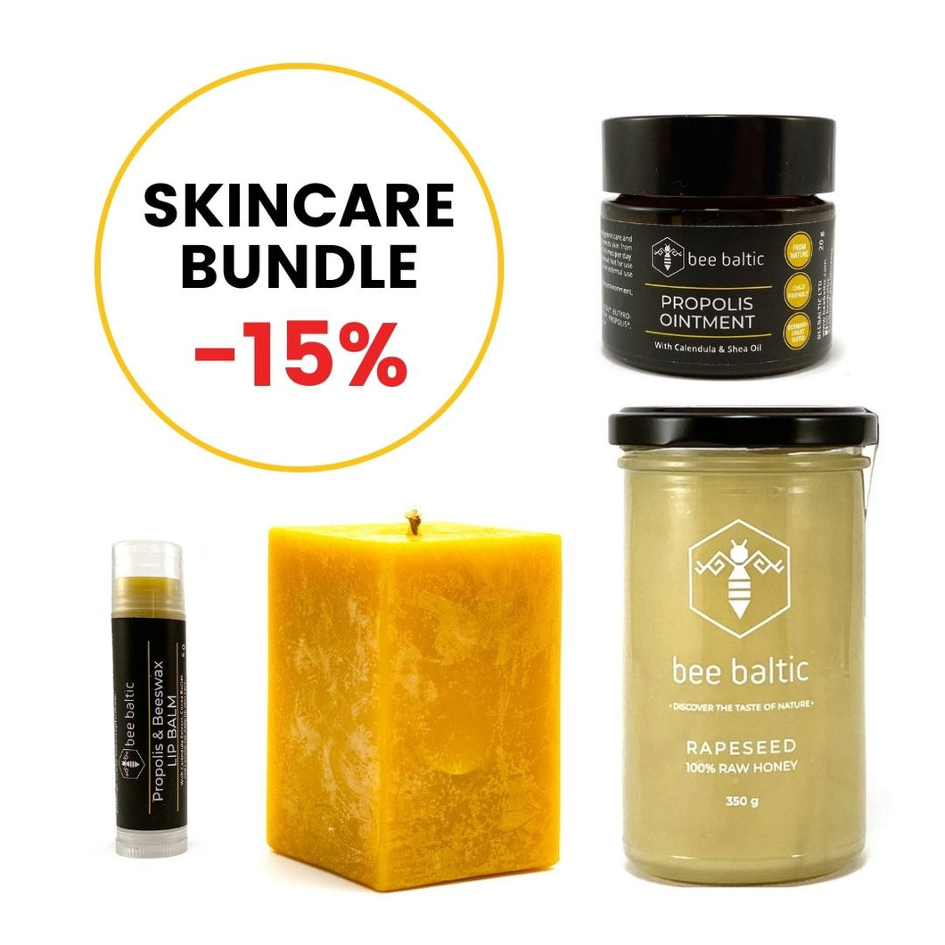 Bee nourished skincare bundle from Bee Baltic