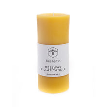 Load image into Gallery viewer, Beeswax Pillar Candle by Bee Baltic
