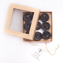 Load image into Gallery viewer, Black Beeswax Tea Lights by Bee Baltic
