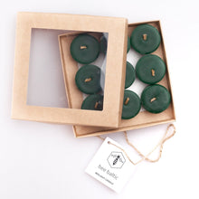 Load image into Gallery viewer, Green Beeswax Tea Lights by Bee Baltic
