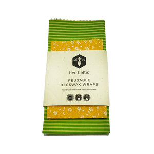 Beeswax Wraps Set of 2 by Bee Baltic