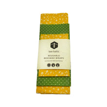 Load image into Gallery viewer, Beeswax Wraps Set of 3 by Bee Baltic
