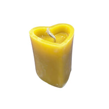 Load image into Gallery viewer, Heart Beeswax Candle
