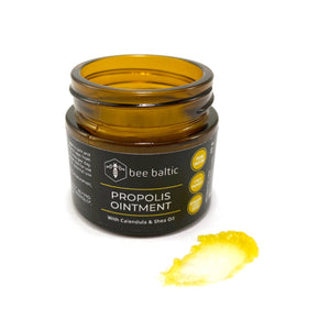 Propolis ointment for skincare by Bee Baltic