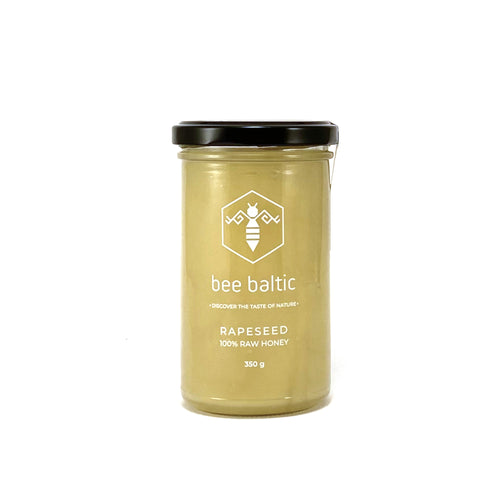 Raw Rapeseed Honey in 350g by Bee Baltic