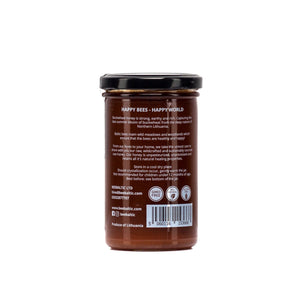Raw Buckwheat Honey in 350g Back  by Bee Baltic