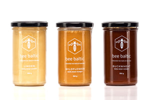 Raw Honey Selection by Bee Baltic