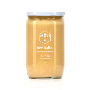 Raw Linden Honey 1kg by Bee Baltic