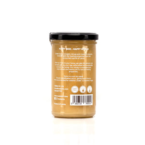 Raw Linden Honey 350g back by Bee Baltic
