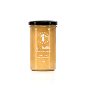 Raw Linden Honey 350g by Bee Baltic